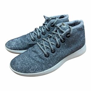 Allbirds men size 13 Wool Runner Up Mizzle Charcoal Gray High Top